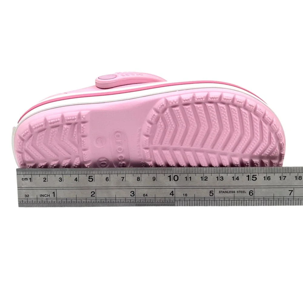 Crocs Toddler Girls Slip on Clogs Size 10 Pink Water Friendly Lightweight Sandal